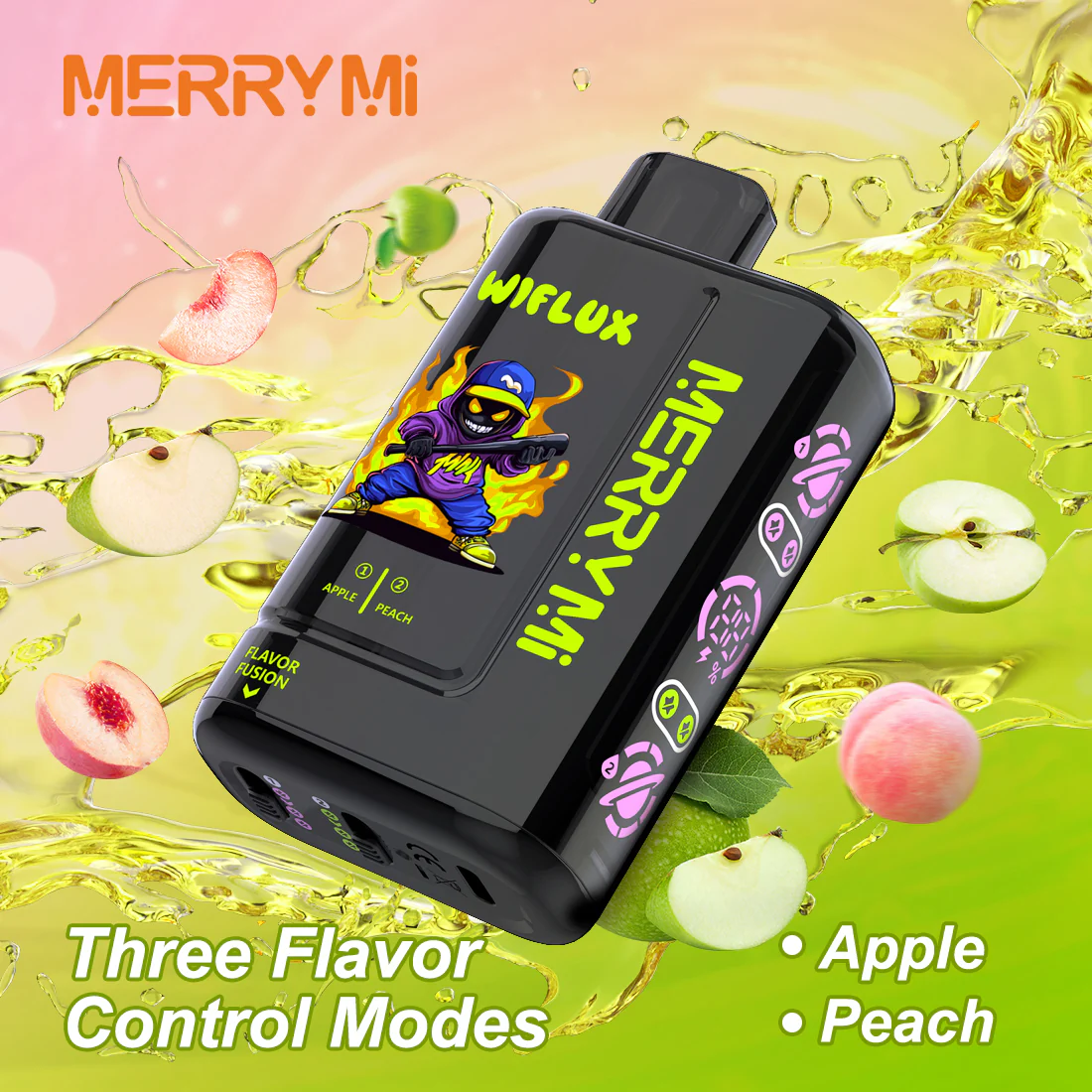 E-papierosy jednorazowe Merrymi Wiflux 24000