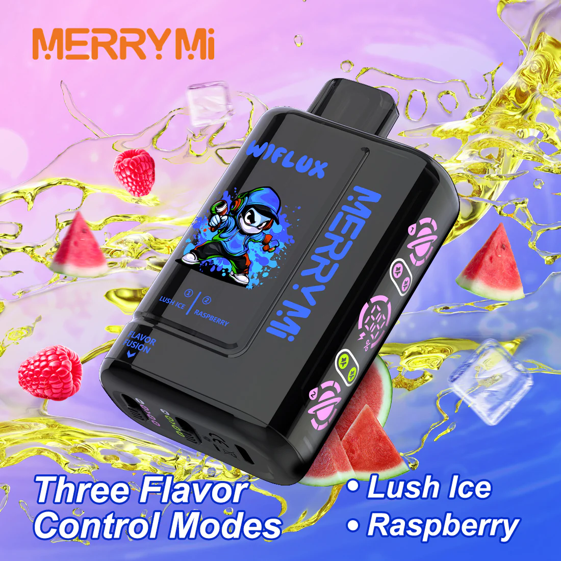 E-papierosy jednorazowe Merrymi Wiflux 24000