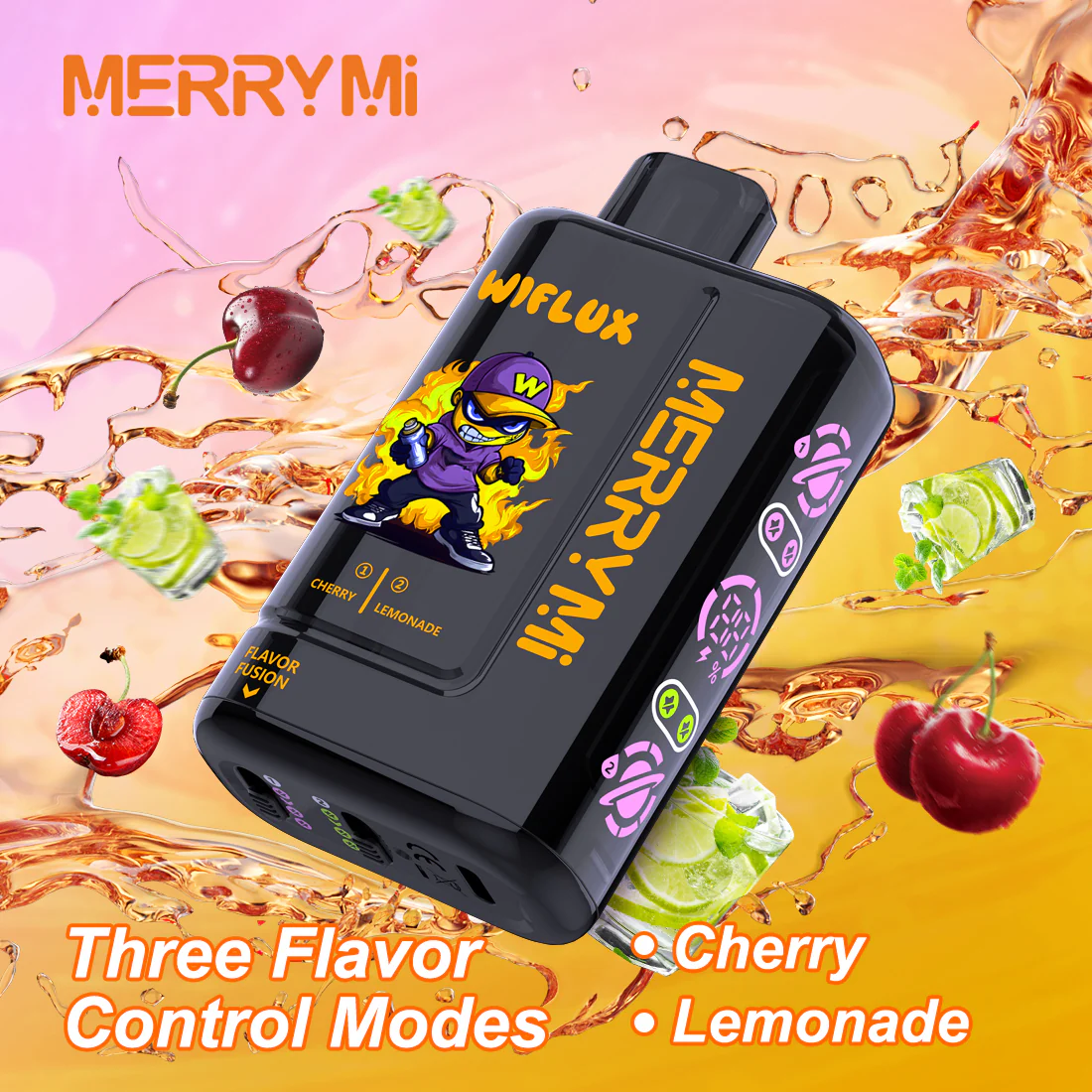 E-papierosy jednorazowe Merrymi Wiflux 24000