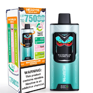 E-papierosy jednorazowe Merrymi Mecha Twist 75000 buchów